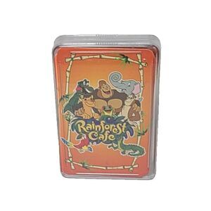 Rainforest Cafe Playing Cards Poker Size With Plastic Case